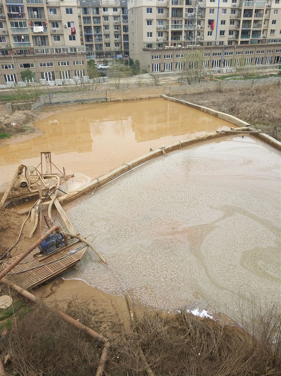 河曲沉淀池淤泥清理-厂区废水池淤泥清淤